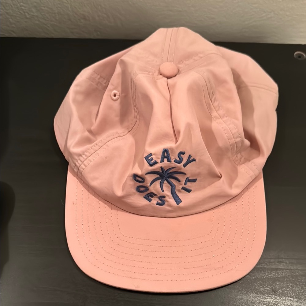 Katin “easy does it” baseball hat- excellent condition, dusty rose-ish